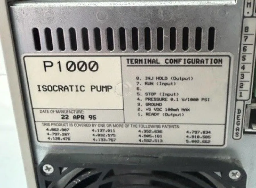 TSP P1000 Isocratic Pump