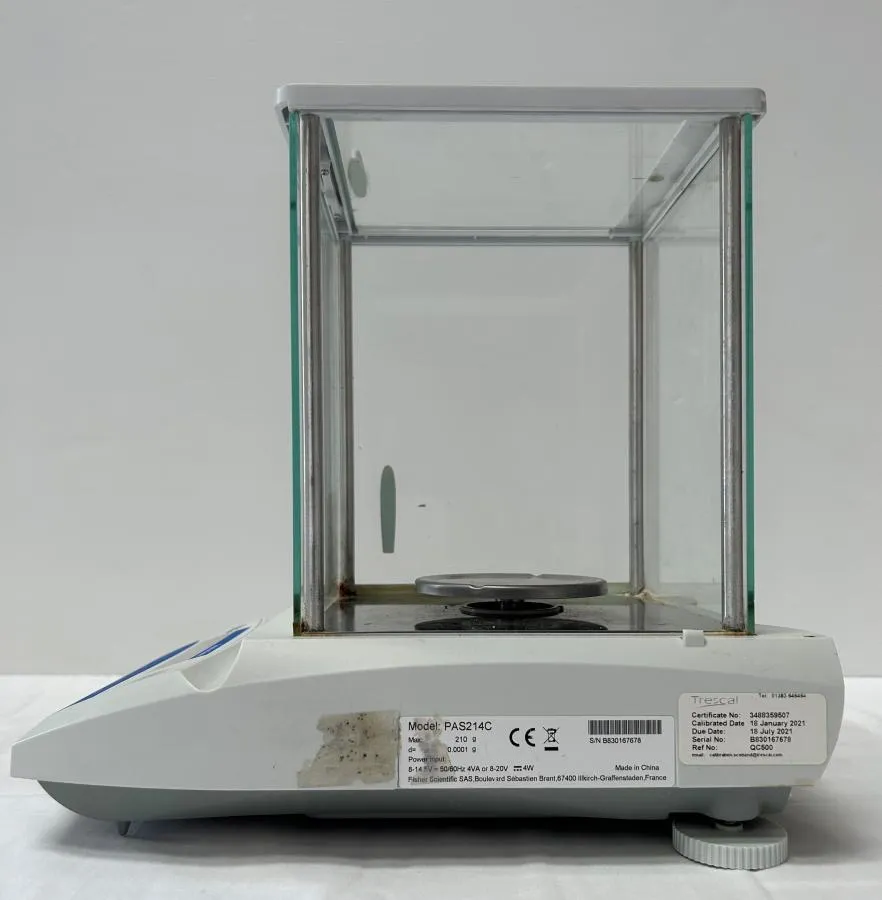 Fisher Scientific PAS214C Analytical Scales