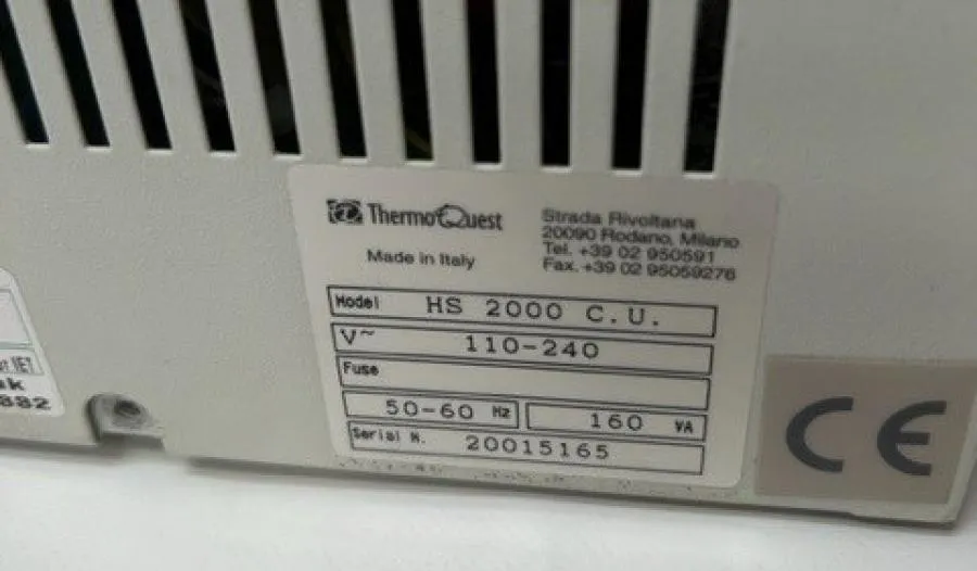 Thermo Quest HS 2000 CU Headspace Control Unit