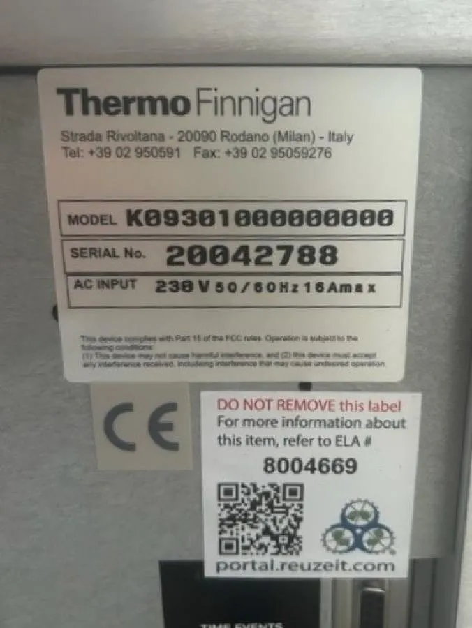 Thermo Finnigan Trace GC Ultra